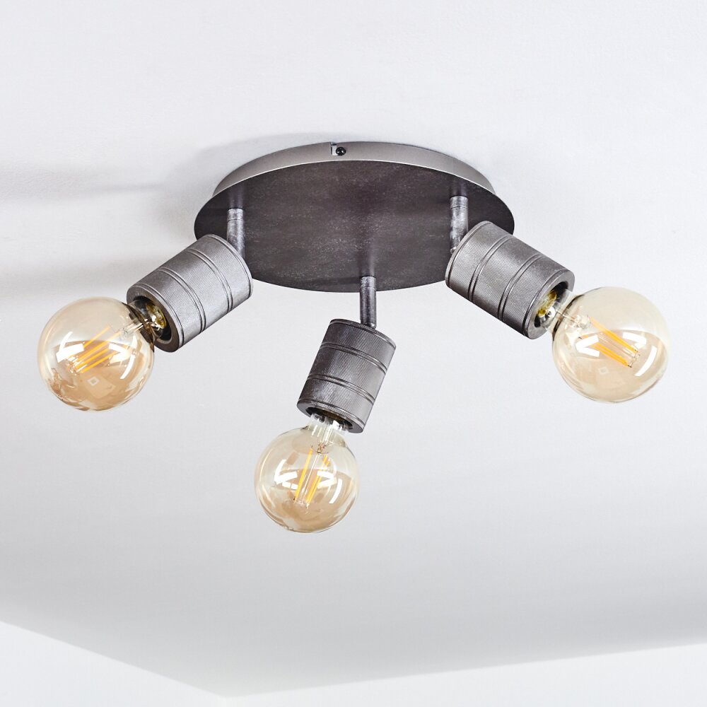 Tyldom Plafondlamp Oud zilver, 3-lichts