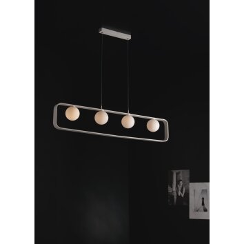 Luce-Design Roxy Hanglamp Wit, 4-lichts