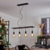 Susillon Hanglamp Zwart, 4-lichts