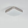 Hutton Plafondlamp LED Nikkel mat, 1-licht