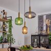 Goldenville Hanglamp Messing, Zwart, 3-lichts