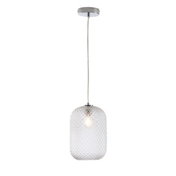 Luce-Design ASHFORD Hanglamp Chroom, 1-licht