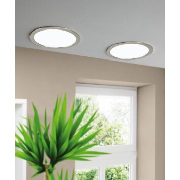 Eglo FUEVA-Z Inbouw verlichting LED Nikkel mat, 1-licht