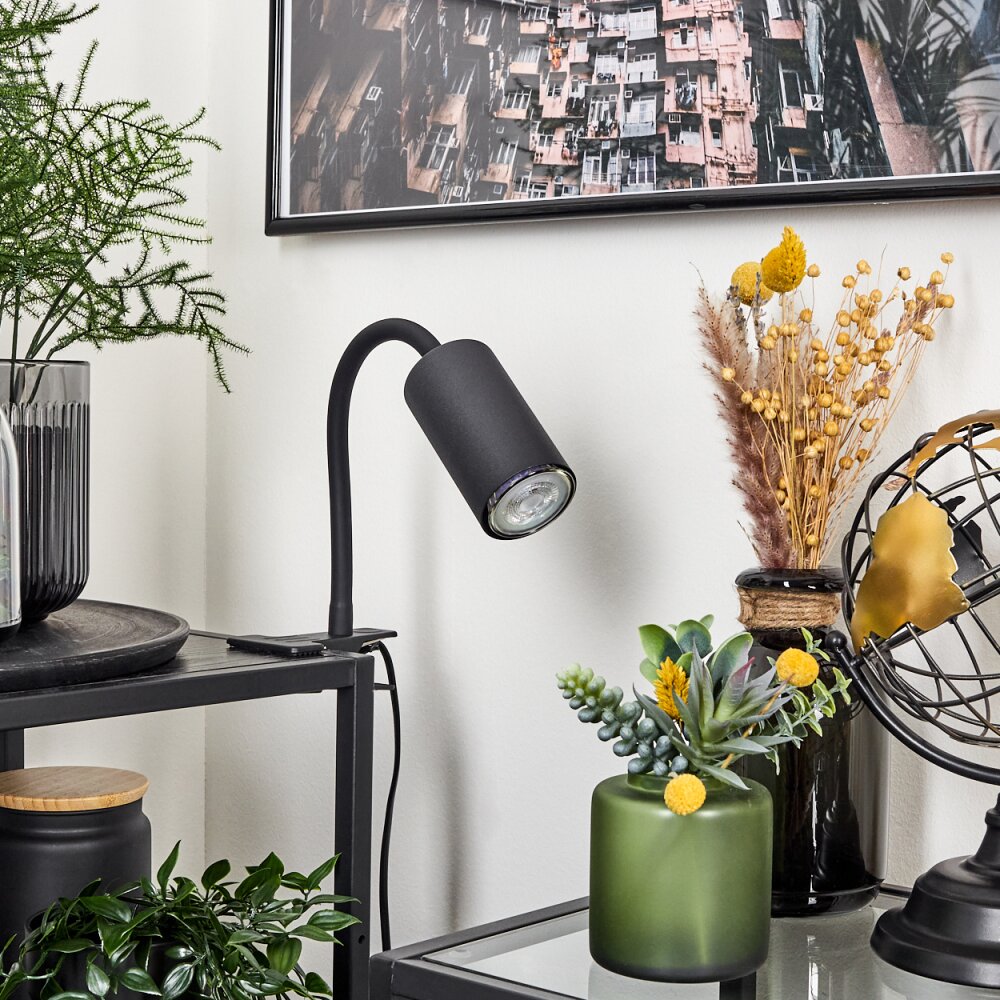 Javel Klemlamp Zwart, 1-licht