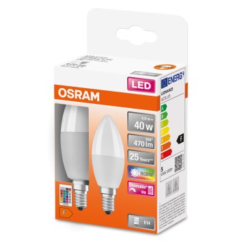 OSRAM Retrofit Set van 2 LED E14 4,9 Watt 2700 Kelvin 470 Lumen