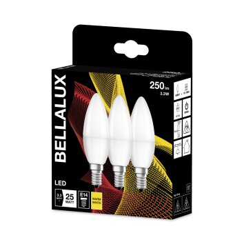 BELLALUX Set van 3 LED E14 3,3 Watt 2700 Kelvin 250 Lumen