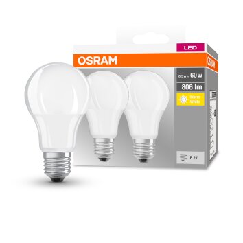 OSRAM Set van 2 LED E27 8,5 watt 2700 kelvin 806 lumen