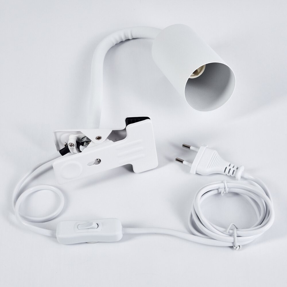 Javel Klemlamp Wit, 1-licht