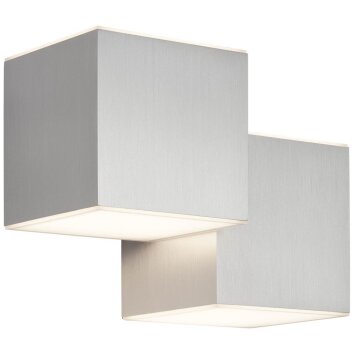 AEG Gillian Muurlamp LED Aluminium, 4-lichts