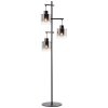 Brilliant Simonis Staande lamp Zwart, 3-lichts