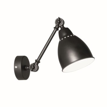 Ideal Lux NEWTON Muurlamp Zwart, 1-licht