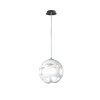 Mantra ORGANICA Hanglamp Chroom, Wit, 1-licht