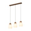 Nacimiento Hanglamp Hout licht, 3-lichts