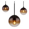 Globo HALLIE Hanger Zwart, 3-lichts