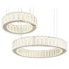 Globo MUCKY Hanger LED Chroom, 1-licht, Afstandsbediening