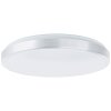 Brilliant Livius Plafondlamp LED Zilver, 1-licht, Afstandsbediening