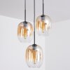 Apedo Hanger - Glas Amber, Duidelijk, 3-lichts