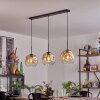 Ripoll Hanglamp Amber, Duidelijk, 3-lichts