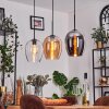 Vevino Hanglamp Zwart, 3-lichts