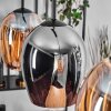 Vevino Hanglamp Zwart, 3-lichts