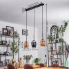 Vevino Hanglamp Zwart, 3-lichts