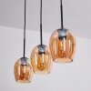 Vevino Hanglamp Zwart, 3-lichts