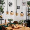 Vevino Hanglamp Zwart, 4-lichts