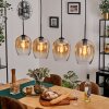 Vevino Hanglamp Zwart, 4-lichts