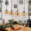 Vevino Hanglamp Zwart, 4-lichts