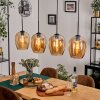 Vevino Hanglamp Zwart, 4-lichts