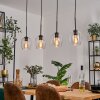 Vevino Hanglamp Zwart, 4-lichts