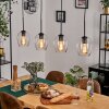 Vevino Hanglamp Zwart, 4-lichts