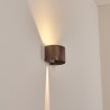 Tamarin Wandlamp voor buiten, Licht omhoog & omlaag, Wandlamp LED houtlook, Zwart, 1-licht