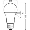 Osram E27 LED 13 Watt neutraal wit 1521 Lumen