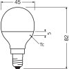 Osram E14 LED 4.9 Watt warm wit 470 Lumen