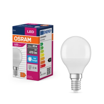 Osram E14 LED 4.9 Watt daglicht wit 470 Lumen