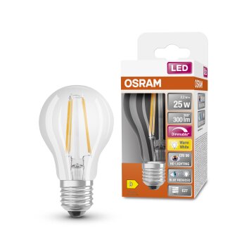 Osram E27 LED 2.2 Watt warm wit dimbaar 300 Lumen