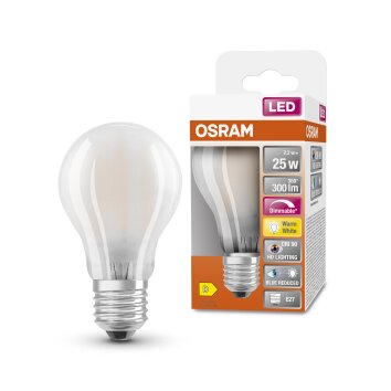 Osram E27 LED 2.2 Watt warm wit dimbaar 300 Lumen