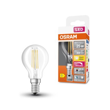 Osram E14 LED 2.2 Watt warm wit dimbaar 300 Lumen