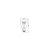 Osram E27 LED 4.8 Watt warm wit dimbaar 470 Lumen