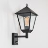 Anfei Wandlamp voor buiten Zwart, 1-licht, Bewegingsmelder