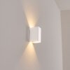 Hoods Wandlamp voor buiten, Licht omhoog & omlaag, Wandlamp LED Wit, 1-licht