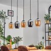 Vevino Hanglamp Amber, Chroom, 5-lichts