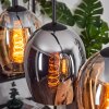 Vevino Hanglamp Amber, Chroom, 5-lichts