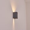 Hoods Wandlamp voor buiten, Licht omhoog & omlaag, Wandlamp LED Antraciet, 1-licht