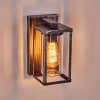 Portalis Wandlamp voor buiten Zwart, Zilver, 1-licht