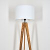 Bassagoda Staande lamp, Leeslamp Natuurlijke kleuren, Zwart, 1-licht