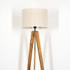 Bassagoda Staande lamp, Leeslamp Natuurlijke kleuren, Zwart, 1-licht