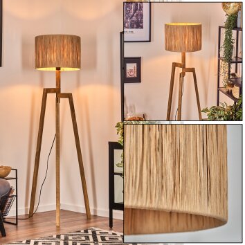 Granja Staande lamp, Leeslamp Natuurlijke kleuren, 1-licht