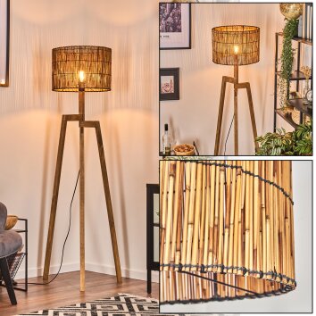 Cando Staande lamp, Leeslamp Natuurlijke kleuren, 1-licht